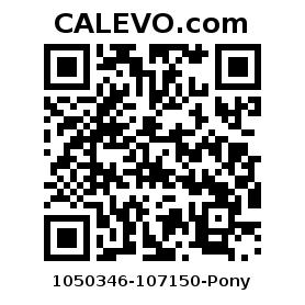 Calevo.com Preisschild 1050346-107150-Pony