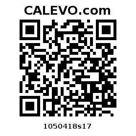 Calevo.com Preisschild 1050418s17