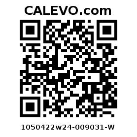 Calevo.com pricetag 1050422w24-009031-W