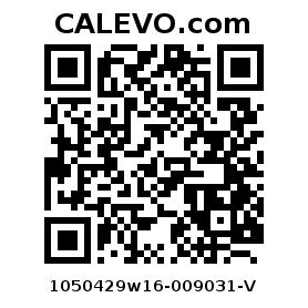 Calevo.com Preisschild 1050429w16-009031-V