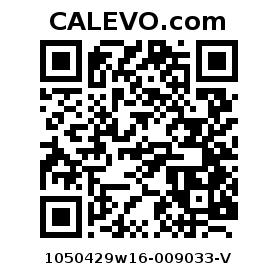 Calevo.com Preisschild 1050429w16-009033-V