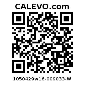 Calevo.com Preisschild 1050429w16-009033-W