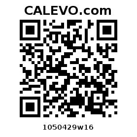 Calevo.com Preisschild 1050429w16
