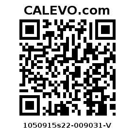 Calevo.com pricetag 1050915s22-009031-V