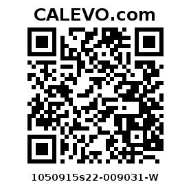 Calevo.com Preisschild 1050915s22-009031-W