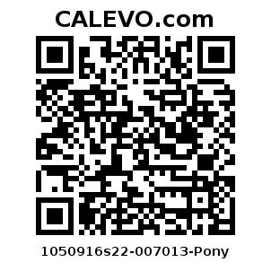 Calevo.com Preisschild 1050916s22-007013-Pony