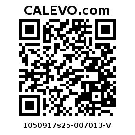 Calevo.com pricetag 1050917s25-007013-V