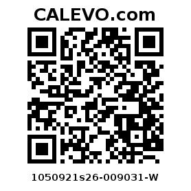 Calevo.com Preisschild 1050921s26-009031-W