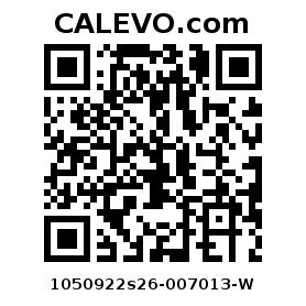 Calevo.com Preisschild 1050922s26-007013-W