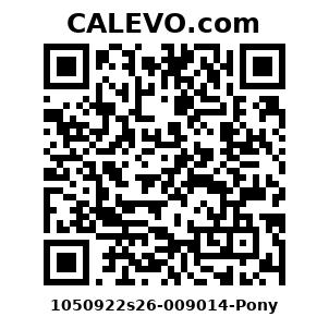 Calevo.com Preisschild 1050922s26-009014-Pony