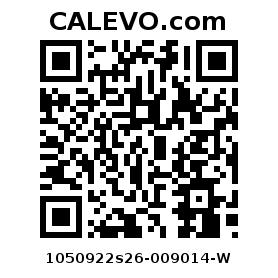 Calevo.com Preisschild 1050922s26-009014-W