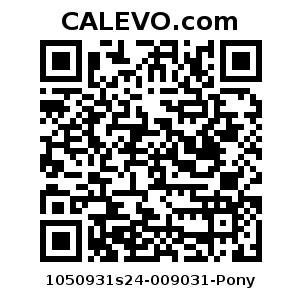 Calevo.com Preisschild 1050931s24-009031-Pony