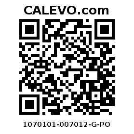 Calevo.com Preisschild 1070101-007012-G-PO