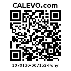 Calevo.com Preisschild 1070130-007152-Pony