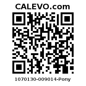 Calevo.com Preisschild 1070130-009014-Pony
