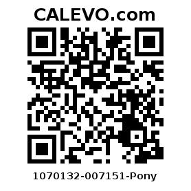 Calevo.com Preisschild 1070132-007151-Pony