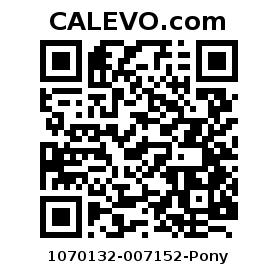 Calevo.com Preisschild 1070132-007152-Pony