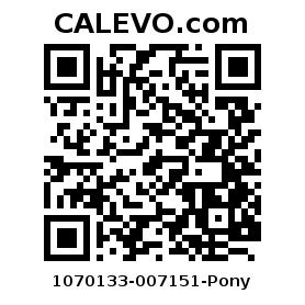 Calevo.com Preisschild 1070133-007151-Pony