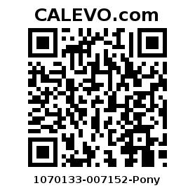 Calevo.com Preisschild 1070133-007152-Pony