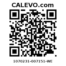 Calevo.com Preisschild 1070231-007151-WE
