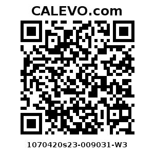 Calevo.com Preisschild 1070420s23-009031-W3