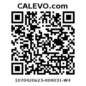 Calevo.com Preisschild 1070420s23-009031-W4