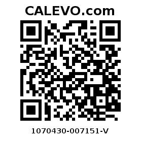 Calevo.com Preisschild 1070430-007151-V