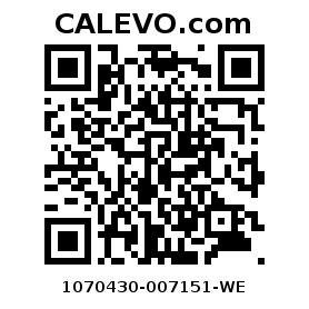 Calevo.com Preisschild 1070430-007151-WE