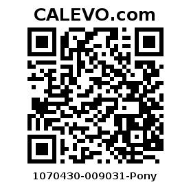 Calevo.com pricetag 1070430-009031-Pony