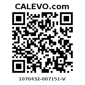 Calevo.com Preisschild 1070432-007151-V