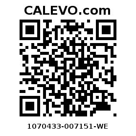 Calevo.com Preisschild 1070433-007151-WE