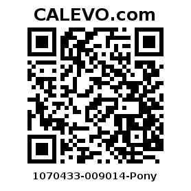 Calevo.com Preisschild 1070433-009014-Pony