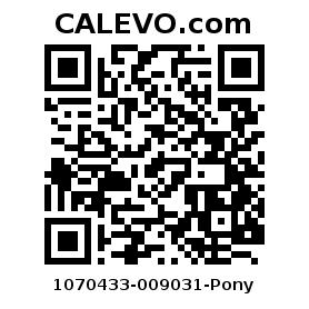 Calevo.com Preisschild 1070433-009031-Pony