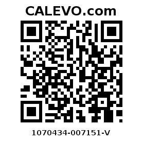 Calevo.com pricetag 1070434-007151-V