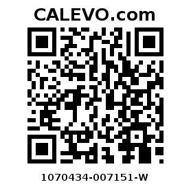 Calevo.com pricetag 1070434-007151-W