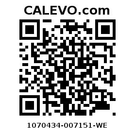 Calevo.com Preisschild 1070434-007151-WE