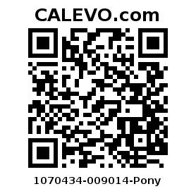 Calevo.com Preisschild 1070434-009014-Pony