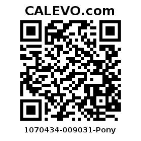 Calevo.com Preisschild 1070434-009031-Pony