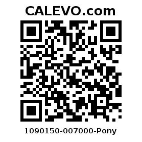 Calevo.com Preisschild 1090150-007000-Pony