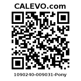 Calevo.com Preisschild 1090240-009031-Pony