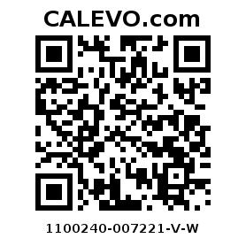 Calevo.com Preisschild 1100240-007221-V-W