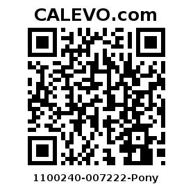 Calevo.com Preisschild 1100240-007222-Pony