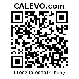 Calevo.com Preisschild 1100240-009014-Pony