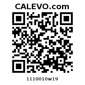 Calevo.com Preisschild 1110010w19