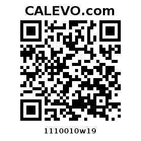 Calevo.com pricetag 1110010w19