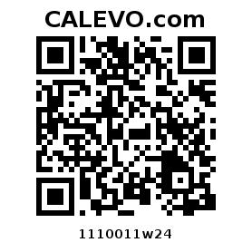 Calevo.com pricetag 1110011w24