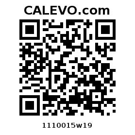 Calevo.com pricetag 1110015w19