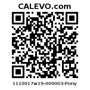 Calevo.com Preisschild 1110017w19-009003-Pony