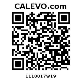 Calevo.com pricetag 1110017w19