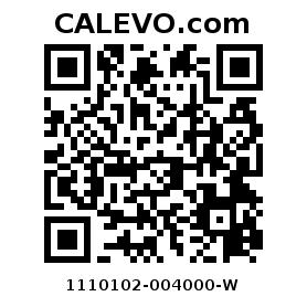 Calevo.com Preisschild 1110102-004000-W